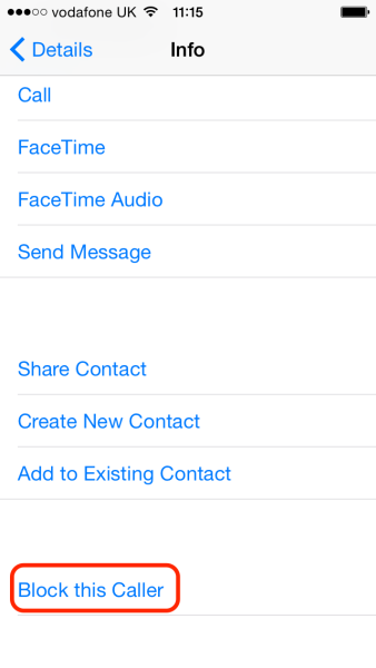 iPhone - Click Block