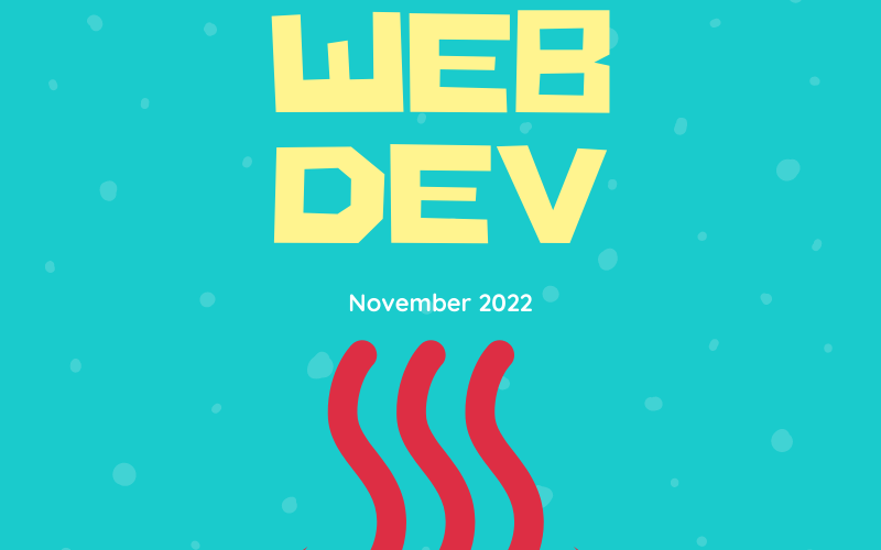 Hot New Web Dev  -  November 2022