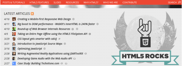 HTML5 Rocks
