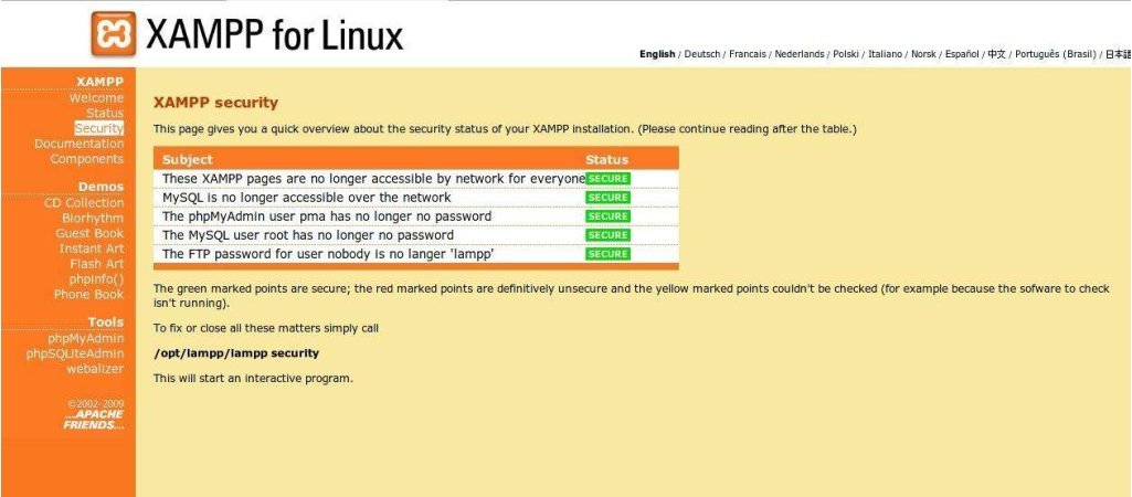 Web Server Now Secure