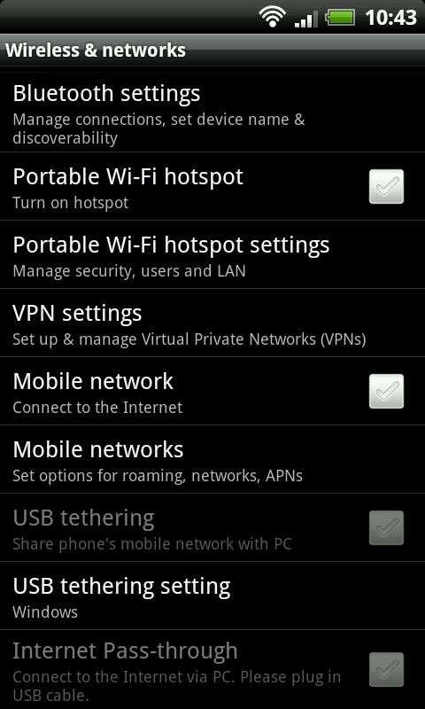 Android Settings