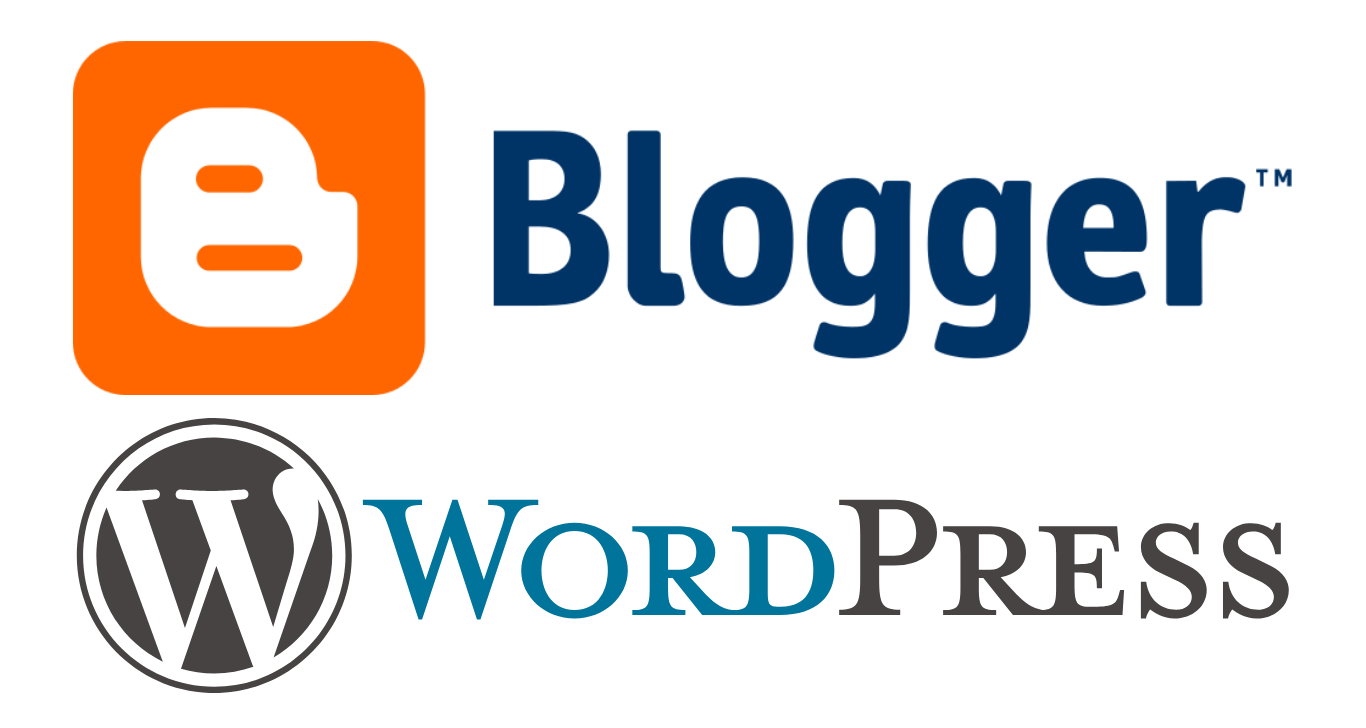 Blogger & WordPress Logos