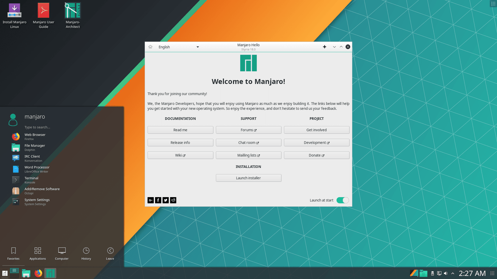 Manjaro 18.0