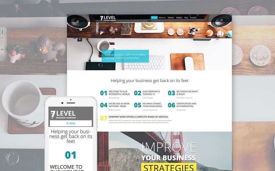 7 Level WordPress Theme