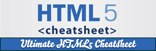 HTML5 Cheatsheet
