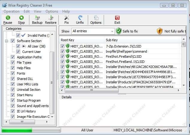 Wise Registry Cleaner