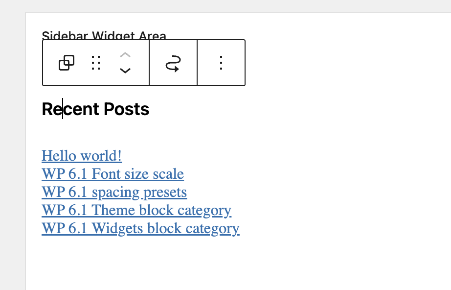 Editing WordPress Widgets