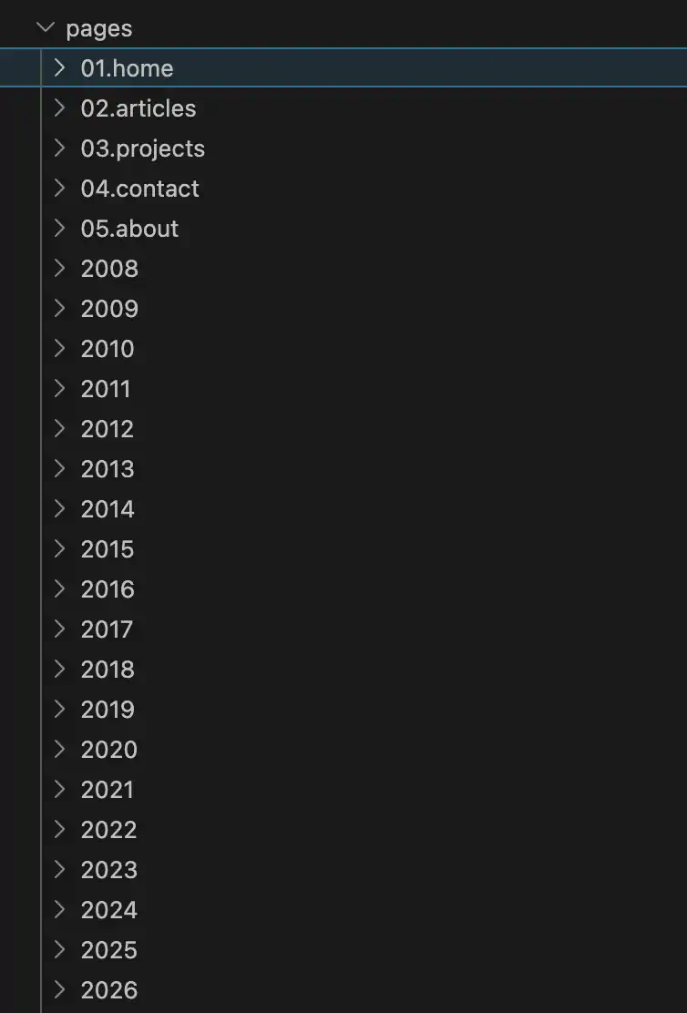 year-based-structure