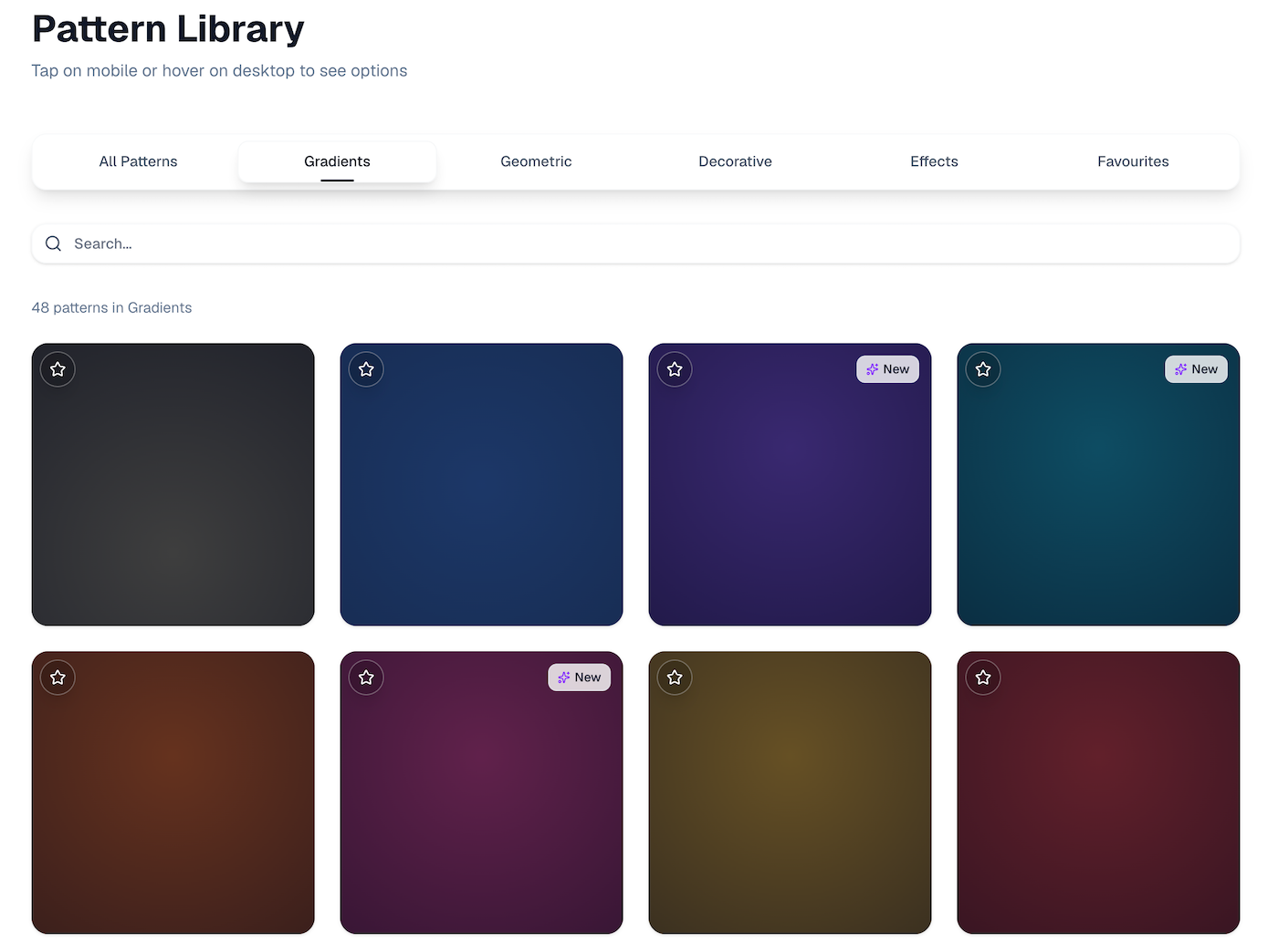 PatternCraft CSS snippets