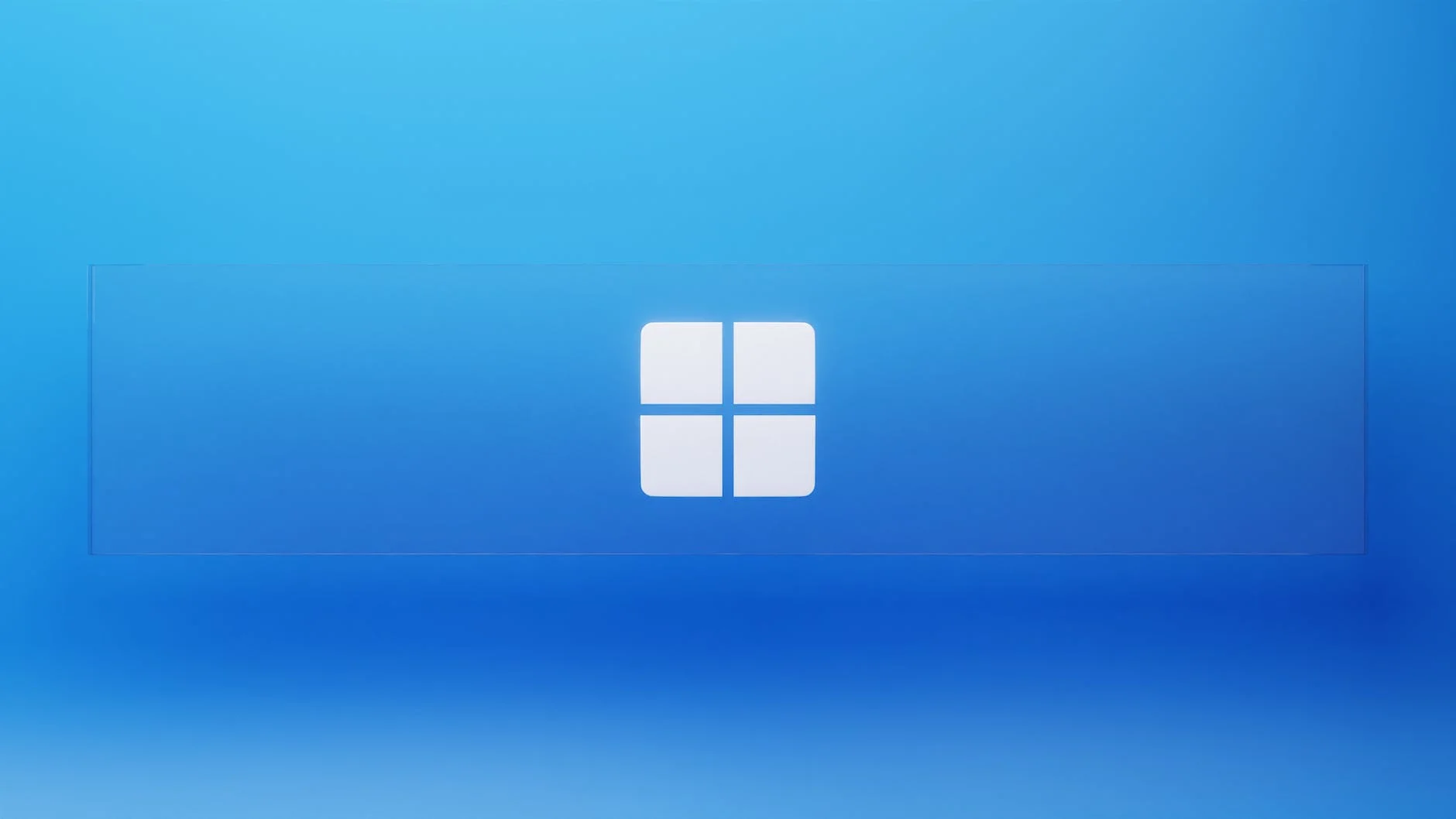 blue and white logo on blue background