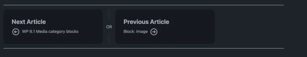 Next/Previous Post Navigation on larger screen