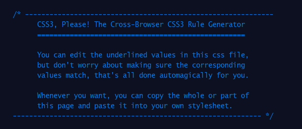 CSS3 Please