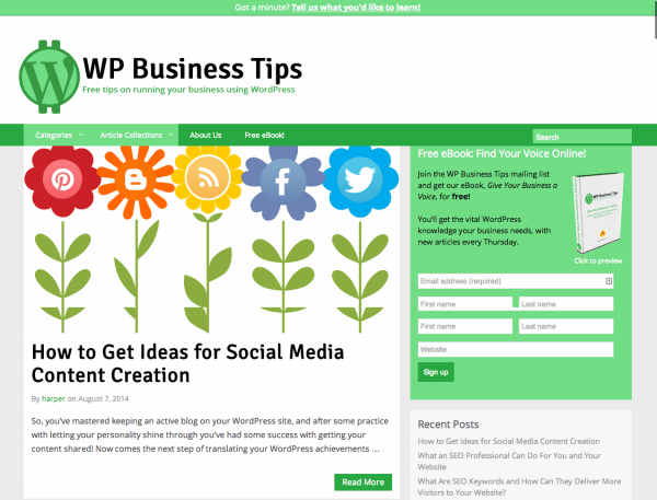WP Business Tips